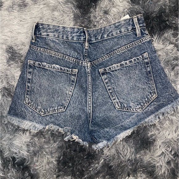 PacSun high rise festival denim shirt shorts - Picture 3 of 7